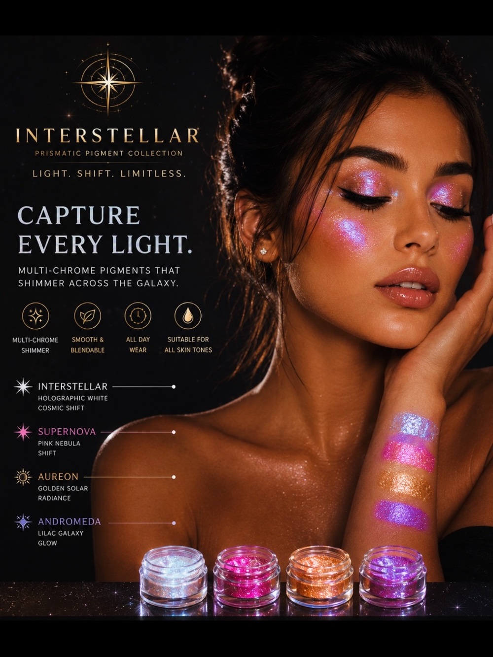 Interstellar Holographic Pigments